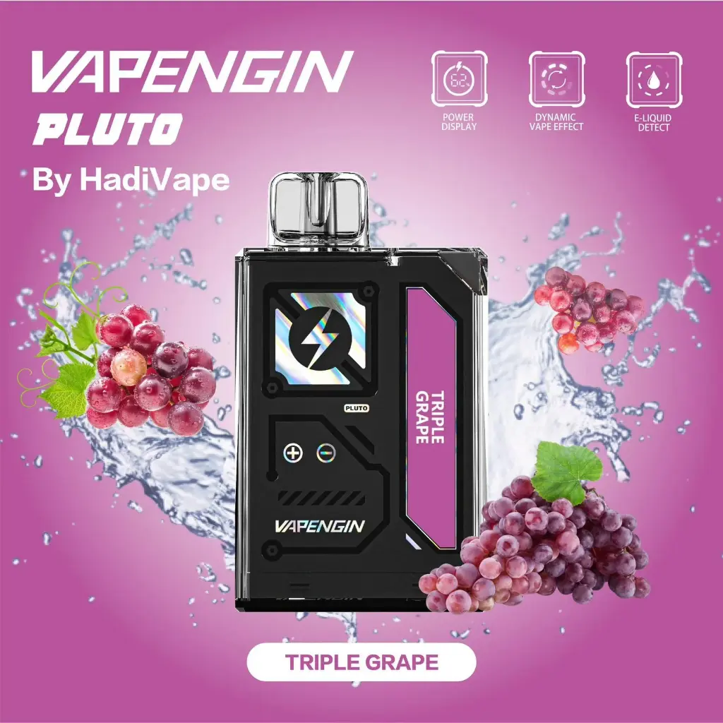 VAPENGIN DISPOSABLE TRIPLE GRAPE 7500PUFF 20MG
