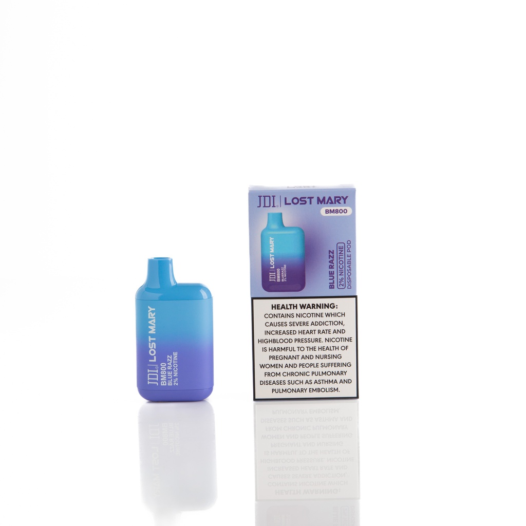 LOST MARY  DISPOSABLE BLUE RAZZ 20MG 800PUFF