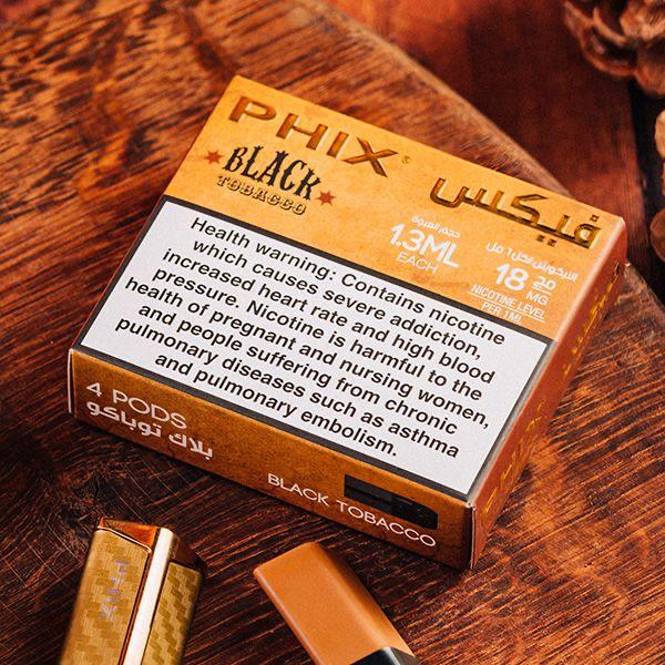 PHIX BLACK TOBACCO 18MG 1.7ML