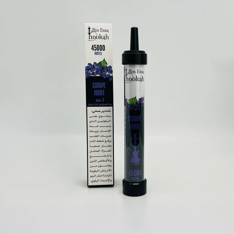 BIN ESSA HOOKAH 45000 PUFFS DTL
GRAPE MINT 
