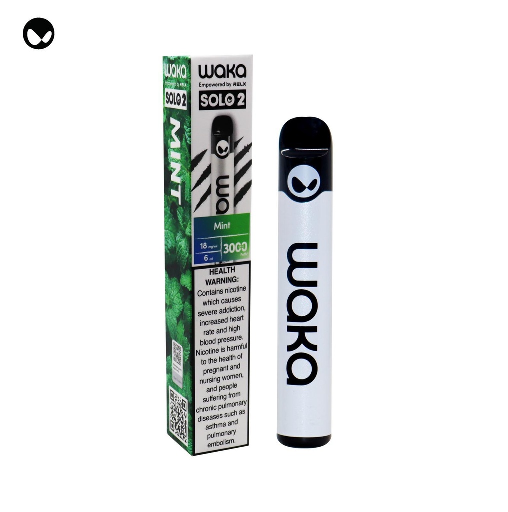 WAKA SOLO 2 MINT 18MG 3000 PUFFS