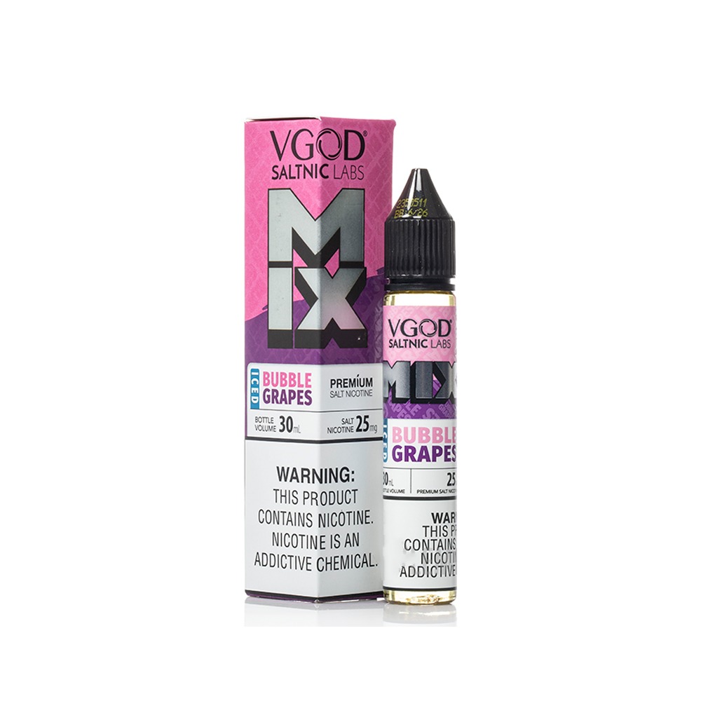 VGOD MIX BUBBLE GRAPES MINT 25MG 30ML