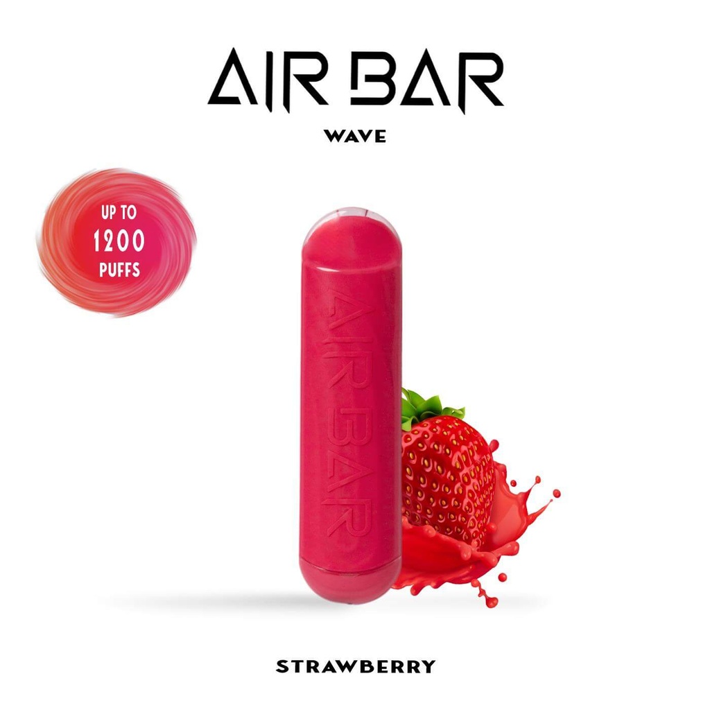AIR BAR WAVE DISPOSABLE _ STRAWBERRY 20MG