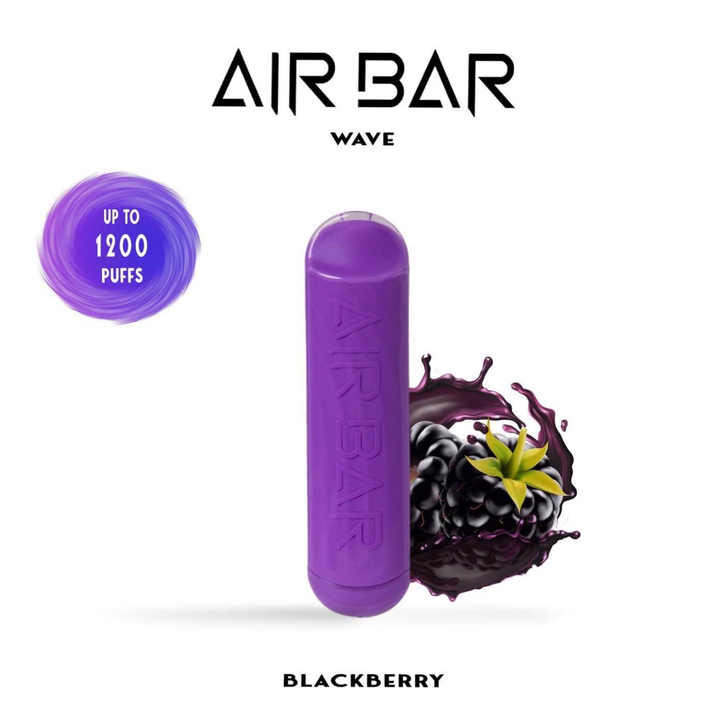 AIR BAR WAVE DISPOSABLE _ BLACKBERRY 20MG