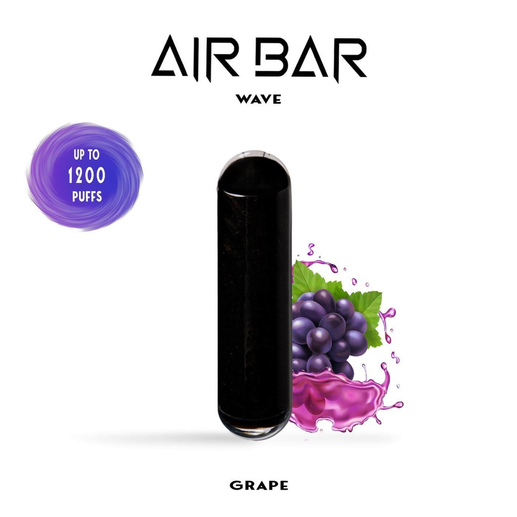 AIR BAR WAVE DISPOSABLE _ GRAPE  45MG