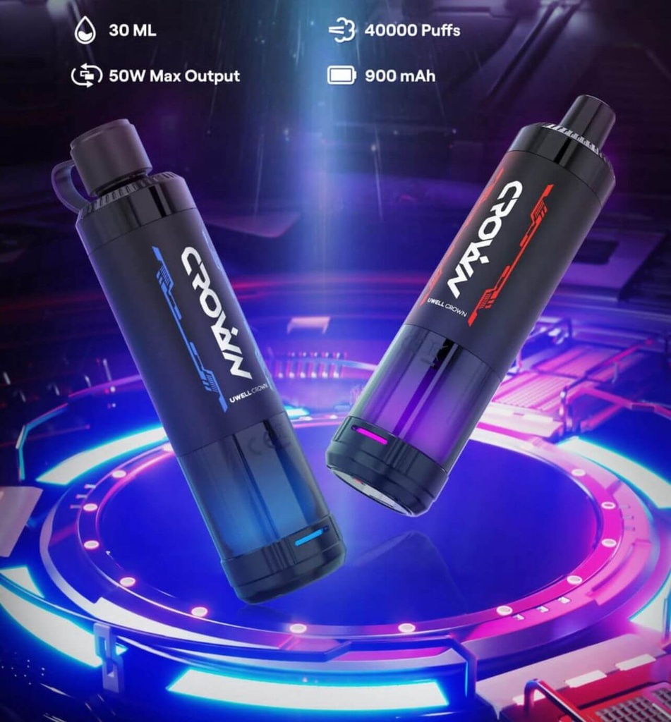 UWELL CROWN DTL DISPOSABLE 3MG 40000 PUFFS _ DOUBBLE APPLE SHISHA 