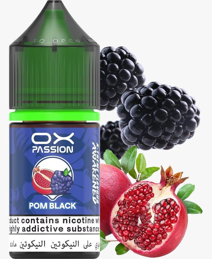 OX PASSION POM BLACK 30MG 30ML 