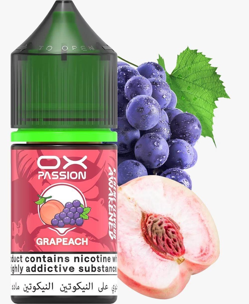 OX PASSION GRAPEACH 30MG 30ML