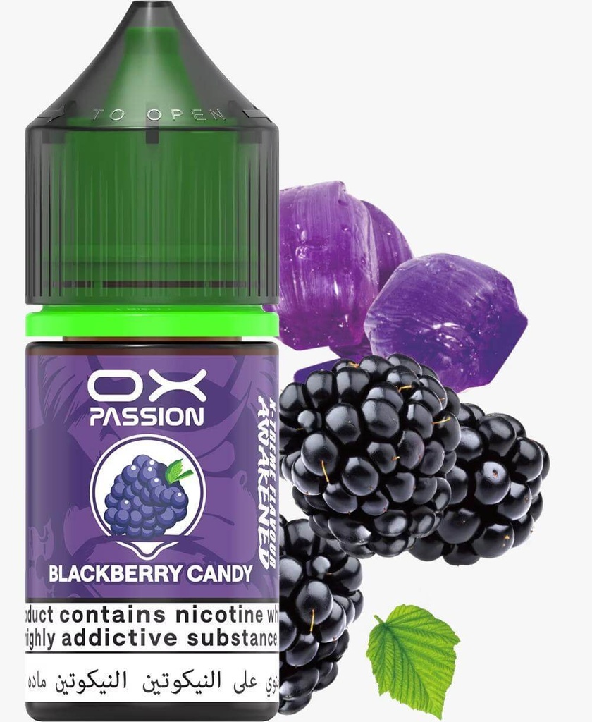 OX PASSION BLACKBERRY CANDY 30MG 30ML