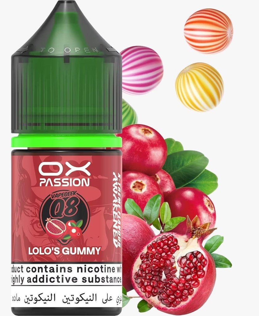 OX PASSION LOLO’S GUMMY 50MG 30ML 