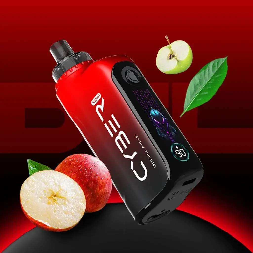 CYBER SKISHA MASTER DISPOSABLE 6MG 30000 PUFFS _ DOUBLE APPLE
