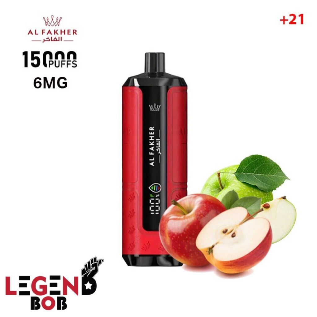 CROWN BAR AL FAKHER 15000 PUFFS HYPERMAX _ APPLE