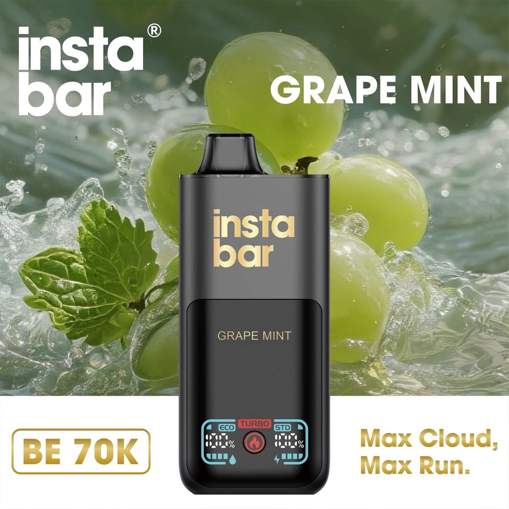 INSTA BAR BE 70K _ GRAPE MINT 20MG