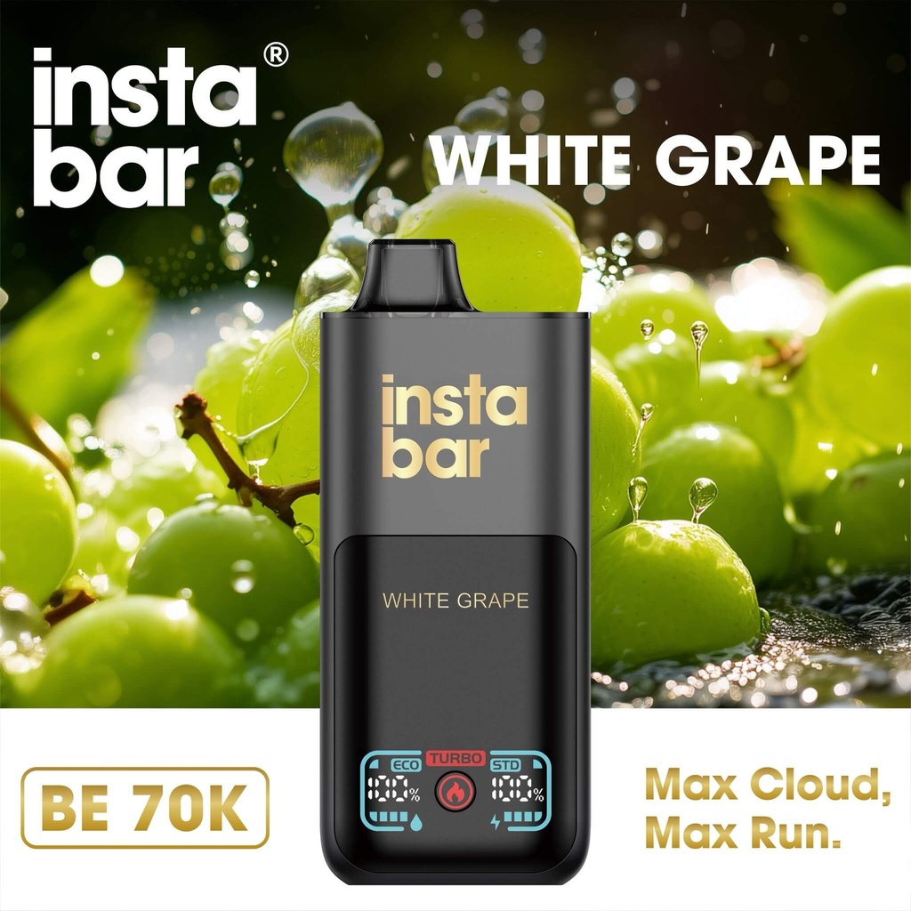INSTA BAR BE 70K _ WHITE GRAPE  20MG 