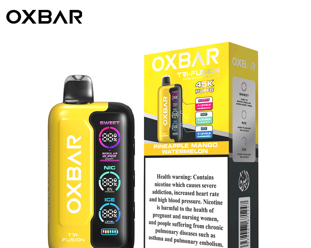 OXBar 45000 Puffs 20mg _ Pineapple Mango Watermelon