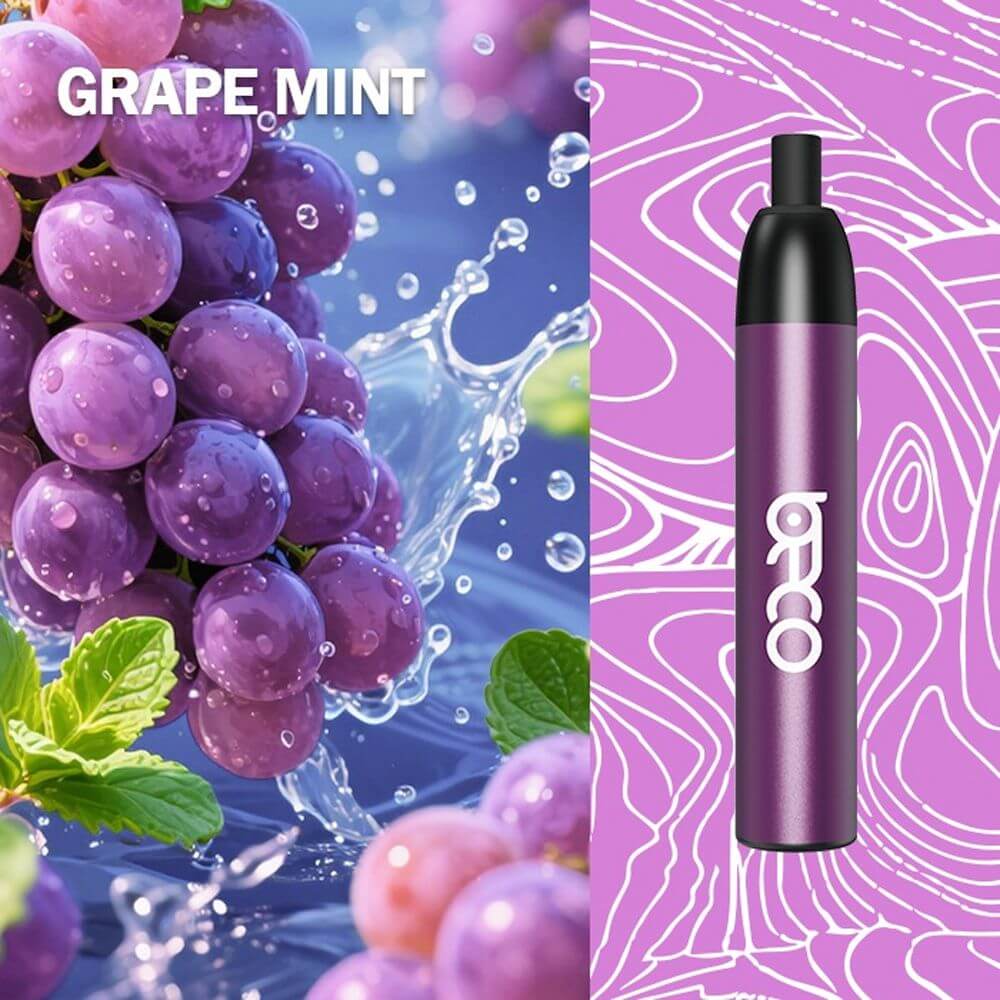 BECO MESH X 4500 PUFFS _ GRAPE MINT 20MG 
