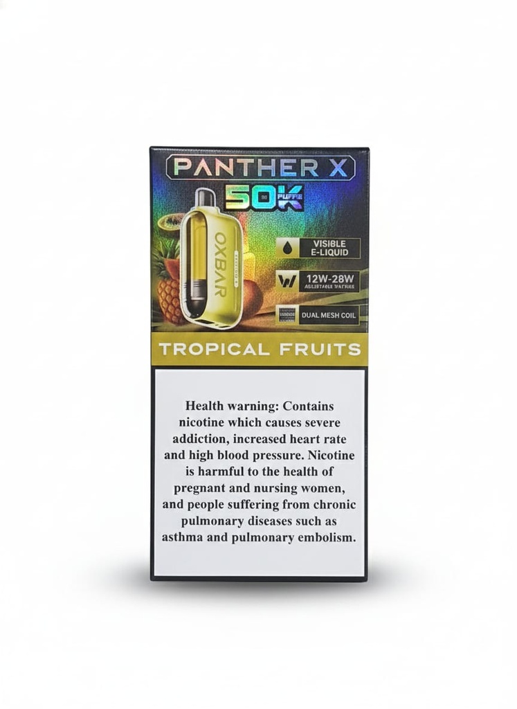 Dr Vapes OXBar Panther X 50000 Puffs Tropical Fruit 20MG