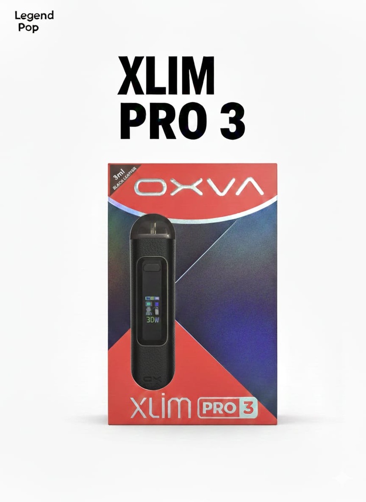 OXVA XLIM PRO 3 - BLACK LEATHER