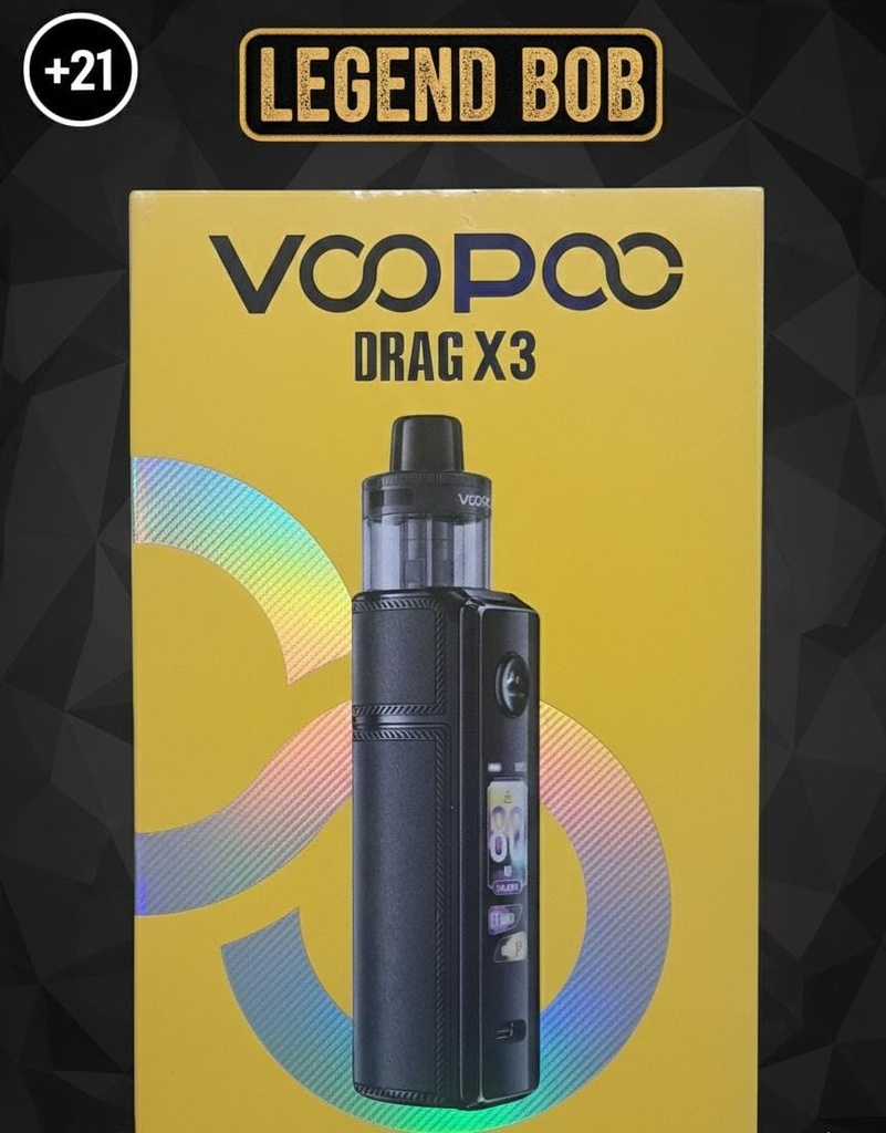 VOOPOO DRAG X3 80W Spray Black