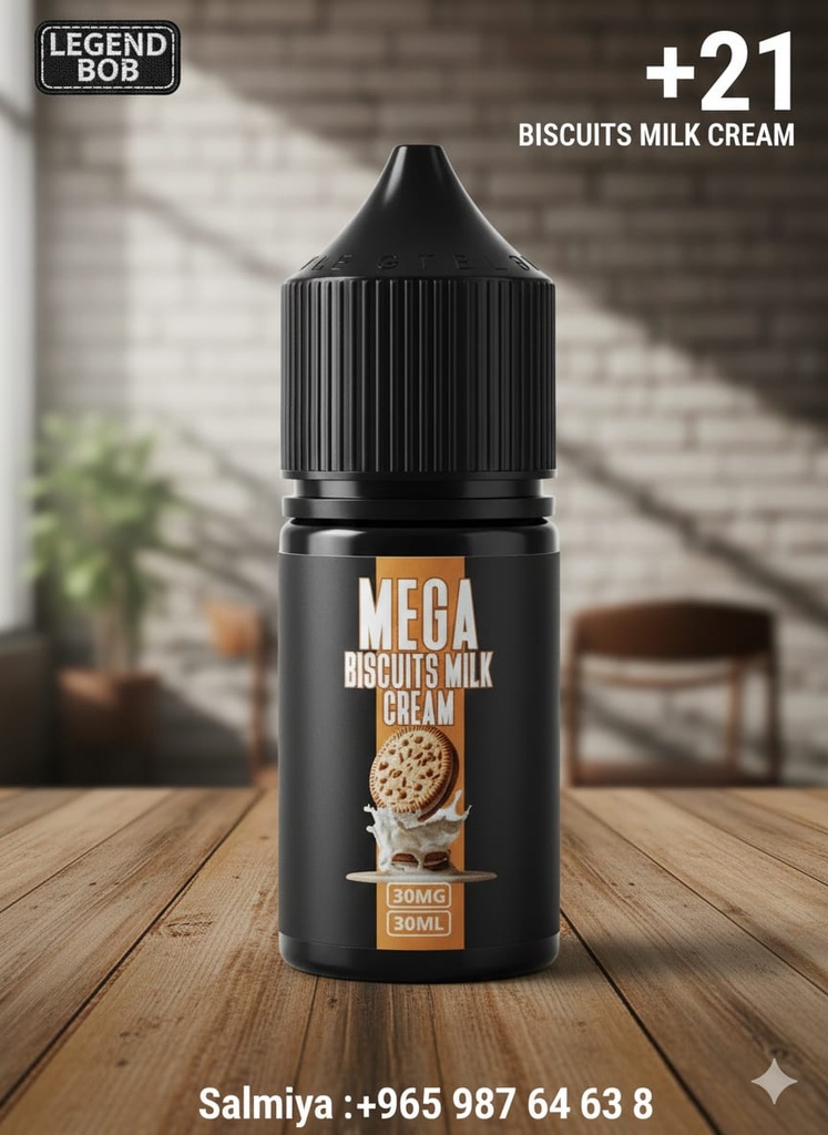 MEGA BISCUITS MILK CREAM 30ML 50MG