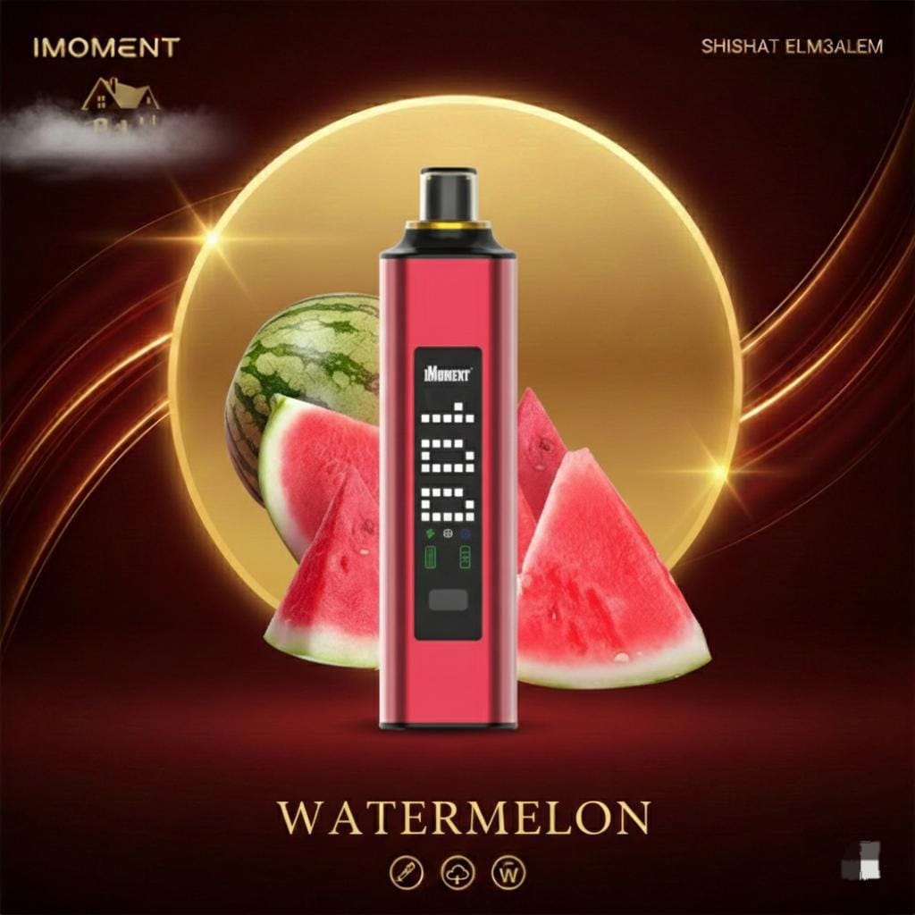 IMOMENT SHISHA Elm3alem 40k puffs 3MG WATERMELON