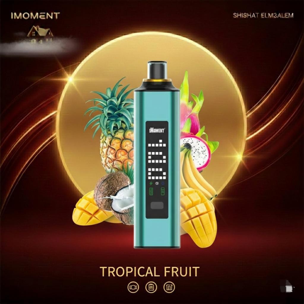 IMOMENT SHISHA Elm3alem 40k puffs 3MG TROPICAL FRUIT