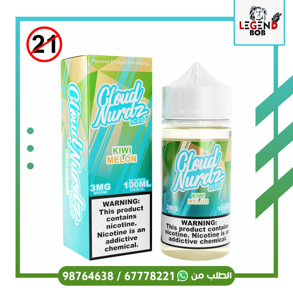 CLOUD NURDZ KIWI MELON ICE 3MG 100ML 