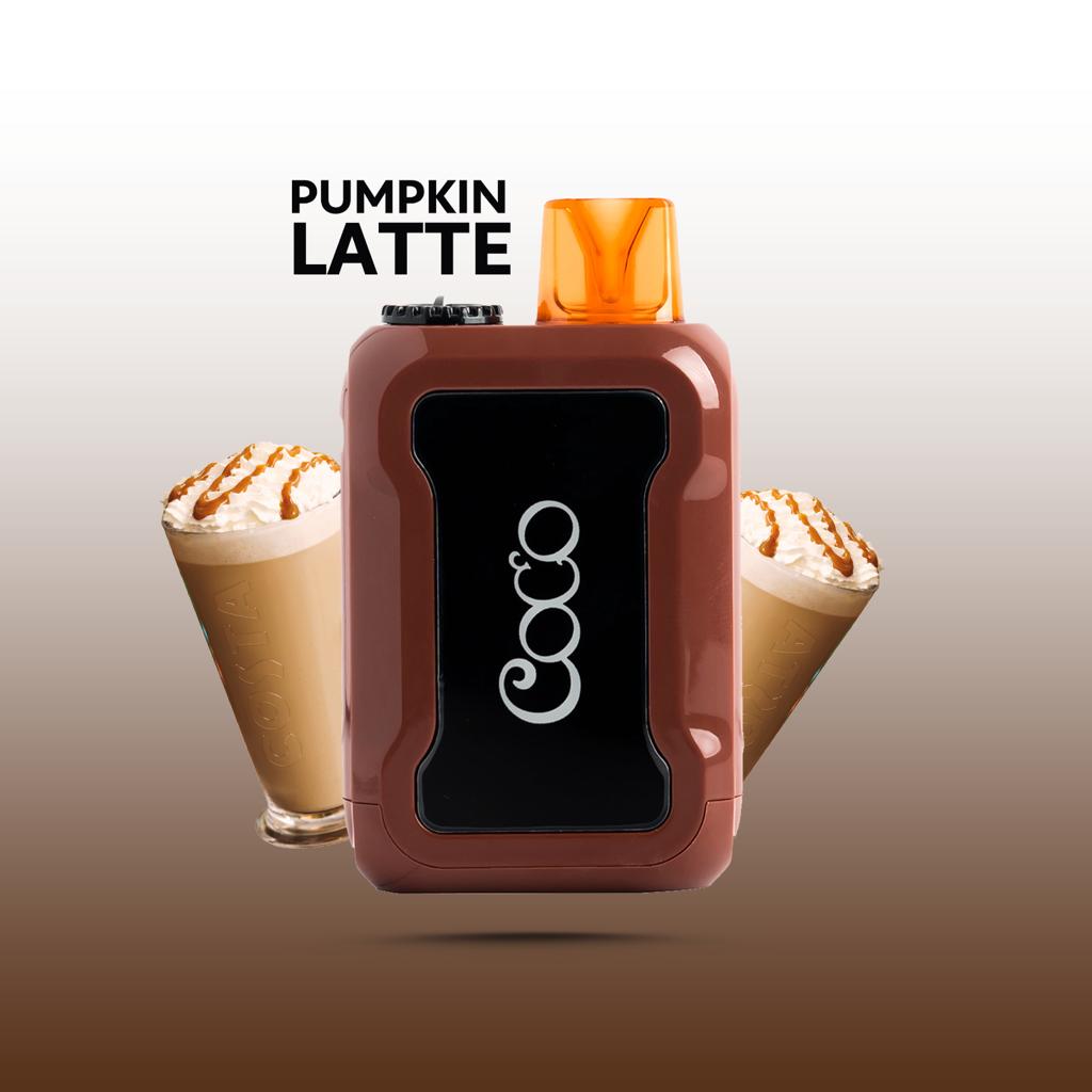 COCO DISPOSABLE PUMPKIN LATTE 20MG 5000 PUFF