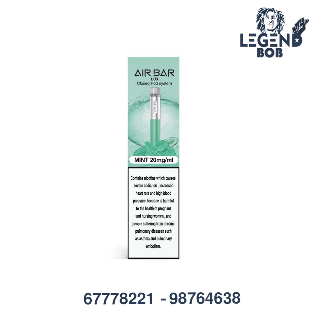 AIR BAR DISPOSABLE LUX MINT 45MG 500PUFF