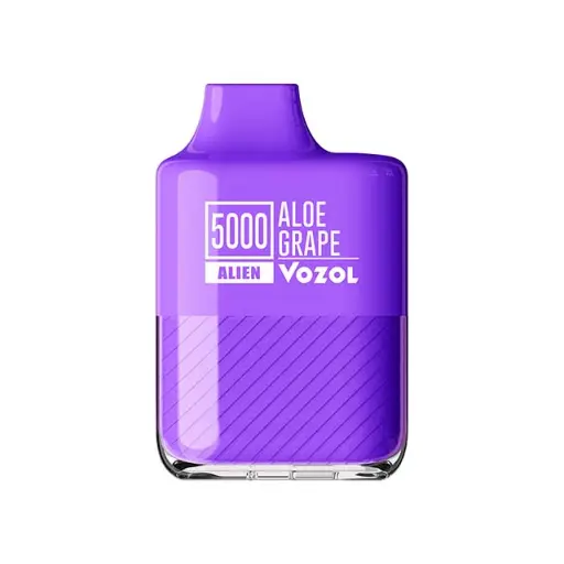 [6975000546664] VOZOL DISPOSABLE ALOE GRAPE 20MG5000PUFFS