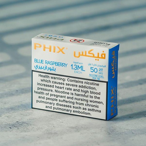 [874863004822] PHIX BLUE RASPBERRY 50MG 1.5ML