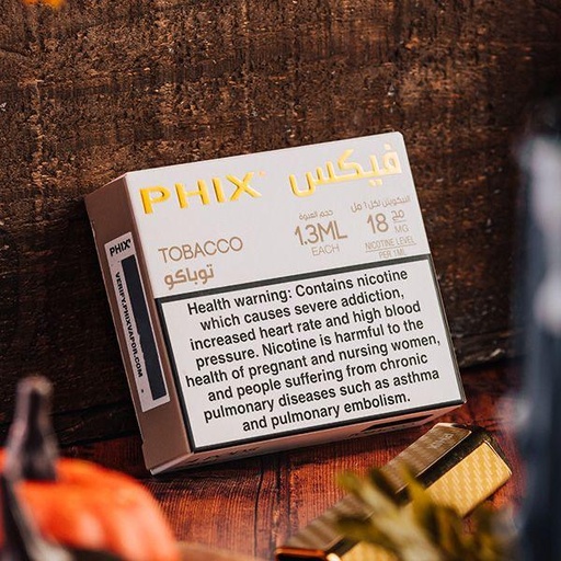 [874863013855] PHIX TOBACCO 18MG 1.5ML