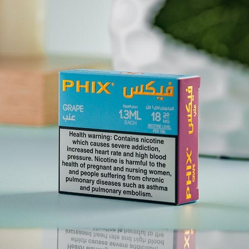 [874863013947] PHIX GRAPE ICE 18MG 1.5ML