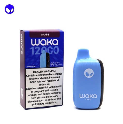 WAKA NOVA GRAPE 18MG 12000 PUFFS 