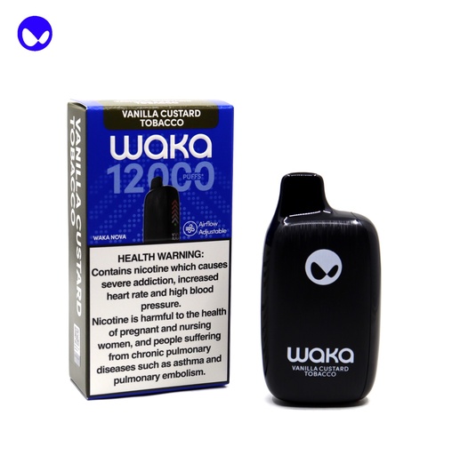 WAKA NOVA VANILLA CUSTARD TOBACCO 18MG 12000 PUFFS 