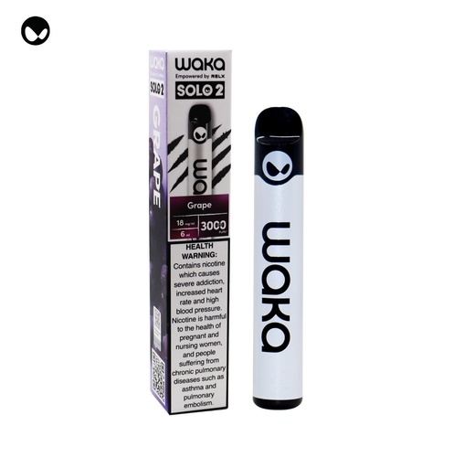 WAKA SOLO 2 GRAPE 18MG 3000 PUFFS