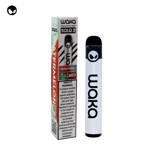 WAKA SOLO 2 WATERMELON 18MG 3000 PUFFS