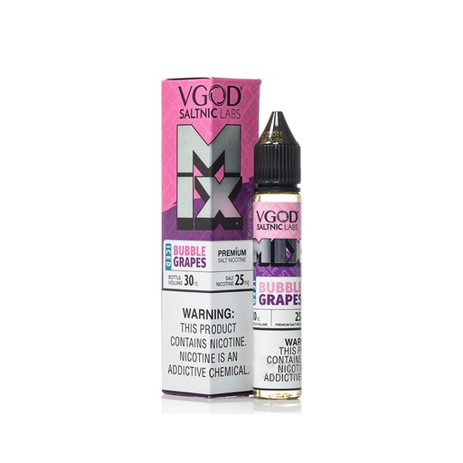 VGOD MIX BUBBLE GRAPES MINT 25MG 30ML