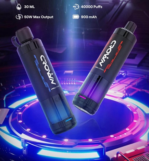 UWELL CROWN DTL DISPOSABLE 3MG 40000 PUFFS _ DOUBBLE APPLE SHISHA 