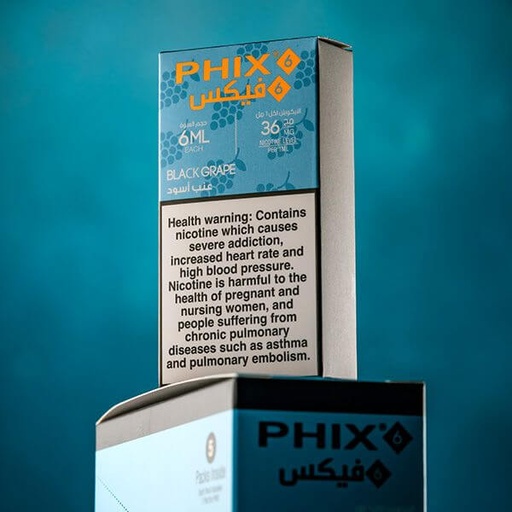 PHIX 6 - Black Grape Ice 36mg _ (1pack)
