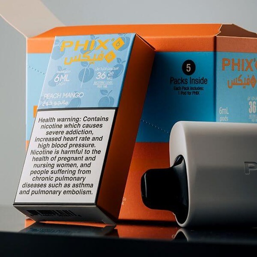PHIX 6 - Peach Mango Ice 36mg (1pack)