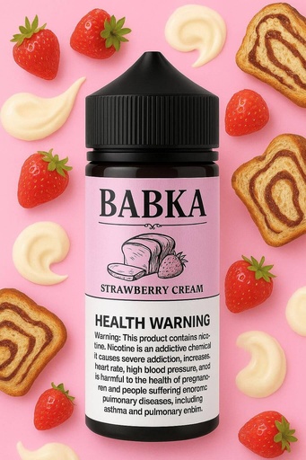 BABKA STRAWBERRY CREM 3MG 120ML