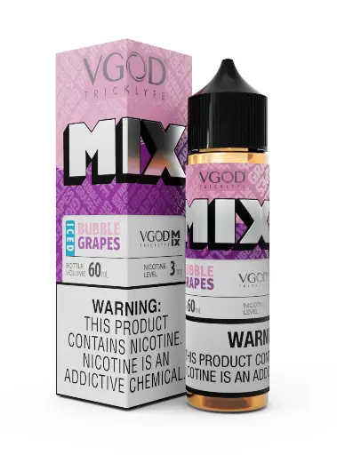 VGOD MIX BUBBLE GRAPES ICED 6MG 60ML