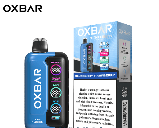 OXBar 45000 Puffs 20mg _ Blueberry Raspberry