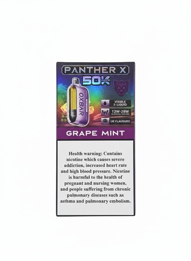 Dr Vapes OXBar Panther X 50000 Puffs Grape Mint 20MG
