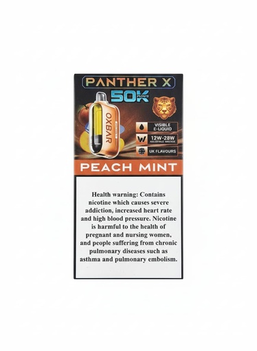 Dr Vapes OXBar Panther X 50000 Puffs Peach Mint