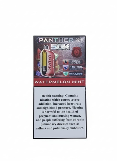 Dr Vapes OXBar Panther X 50000 Puffs Watermelon Mint 20MG 