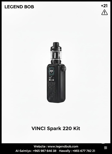 VOOPOO VINCI Spark 220w kit Gene TT Midnight Black