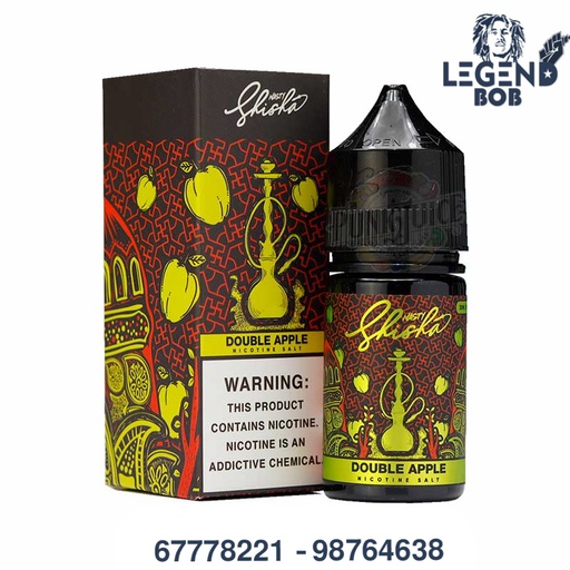 [0615435561578] NASTY SHISHA DOUBLE APPLE 35MG 30ML 