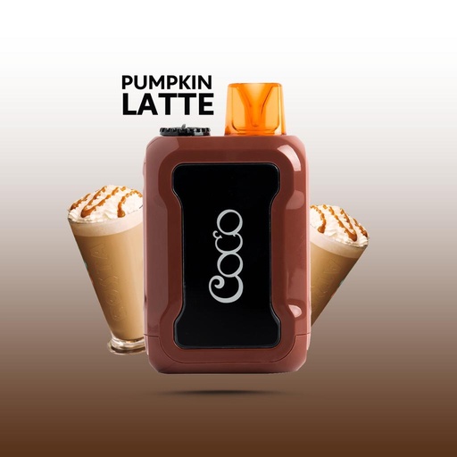 [12345678917] COCO DISPOSABLE PUMPKIN LATTE 20MG 5000 PUFF